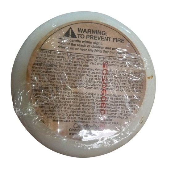 Vanilla Scented Pillar Candle 2.8" x 6" By Country Elements NEW - Picture 5 of 5